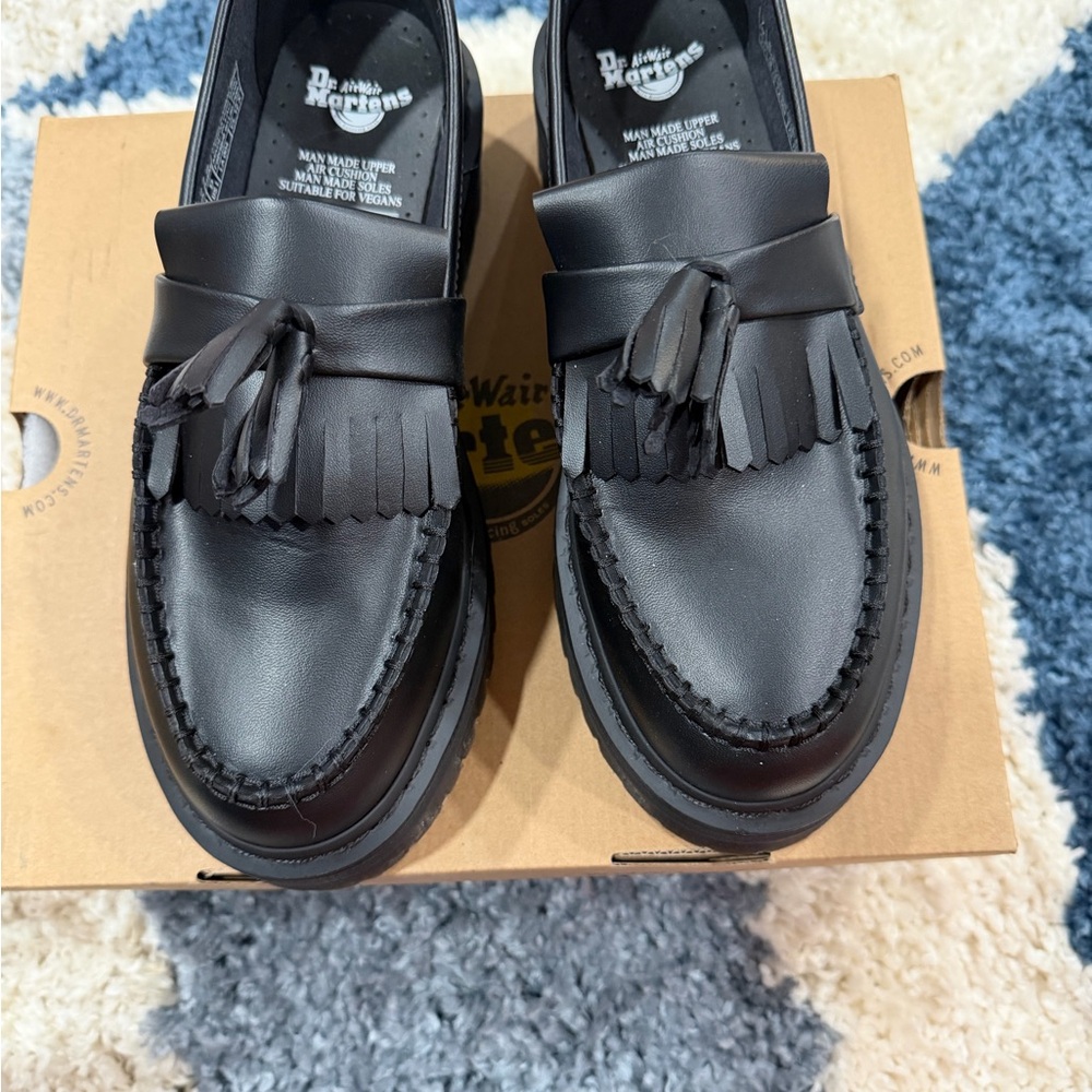 Dr. Martens Black Tassel Loafers